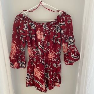 Francesca’s Floral Romper